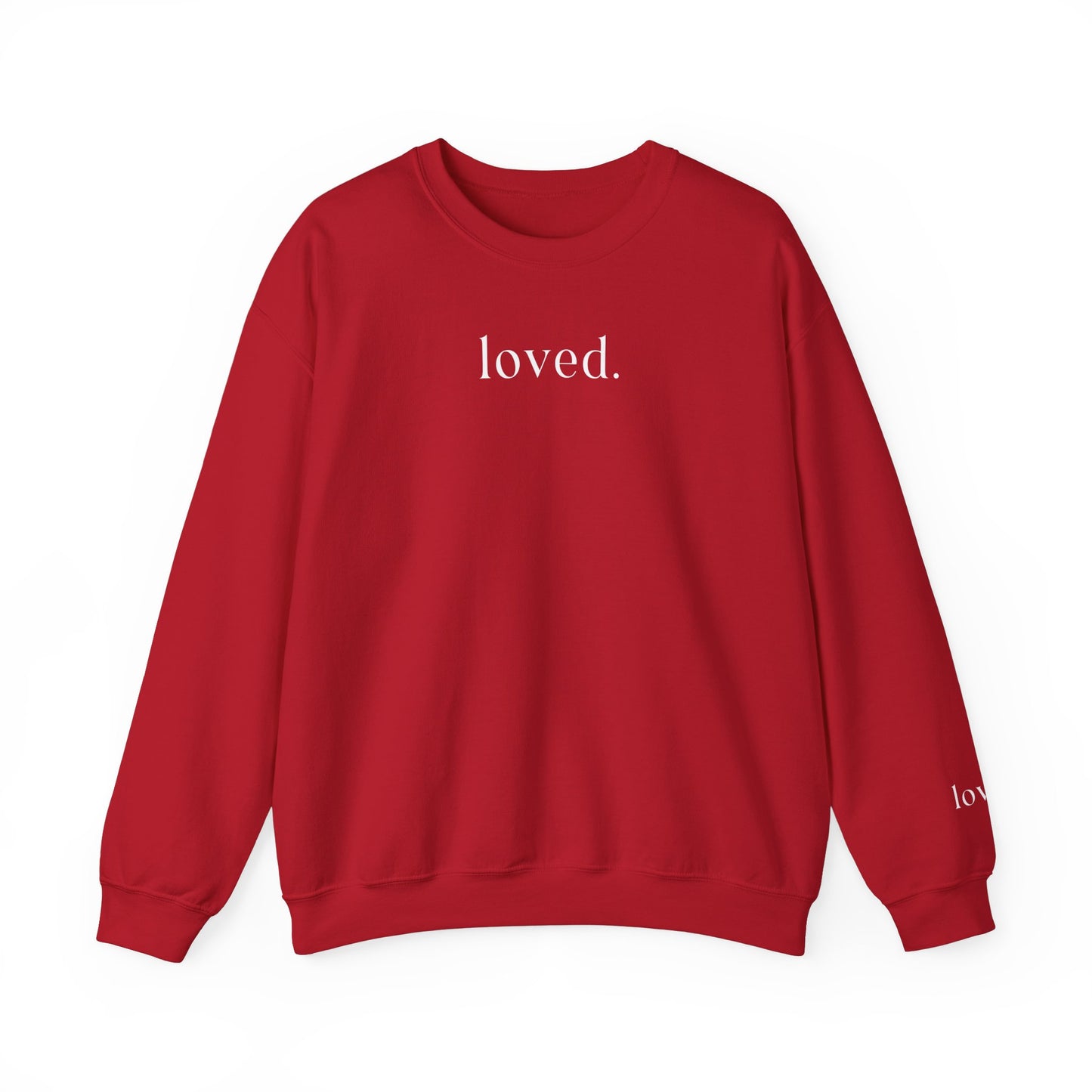 Loved Sweatshirt - red