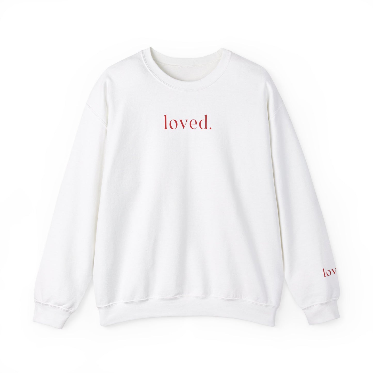 Loved Sweatshirt - red